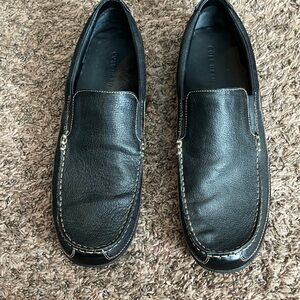 Cole Haan Leather Slip-On Loafers.  Black. Hardly used!